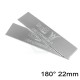 180° Lauxes Silk Silver Pair Shower Grate Joiners 22/26mm